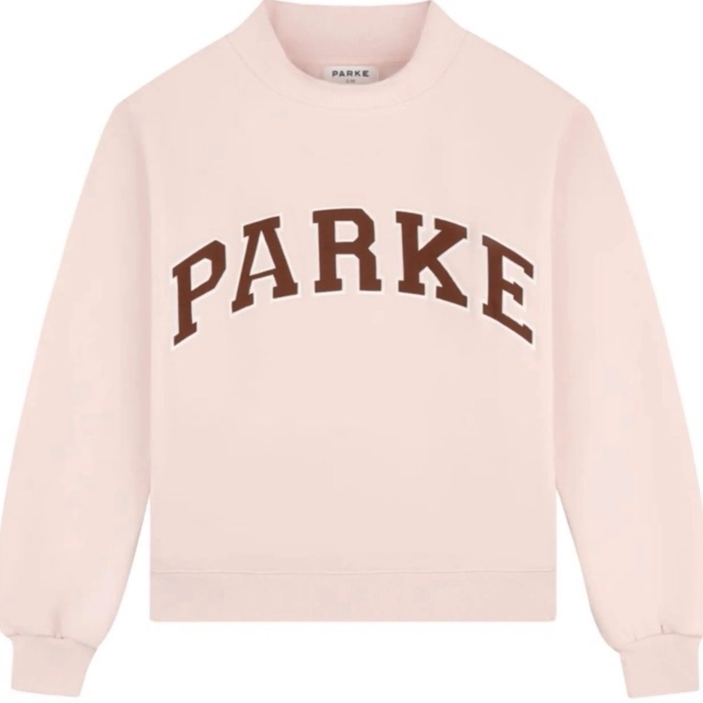PARKE rose mocha mockneck!! NEW in bag